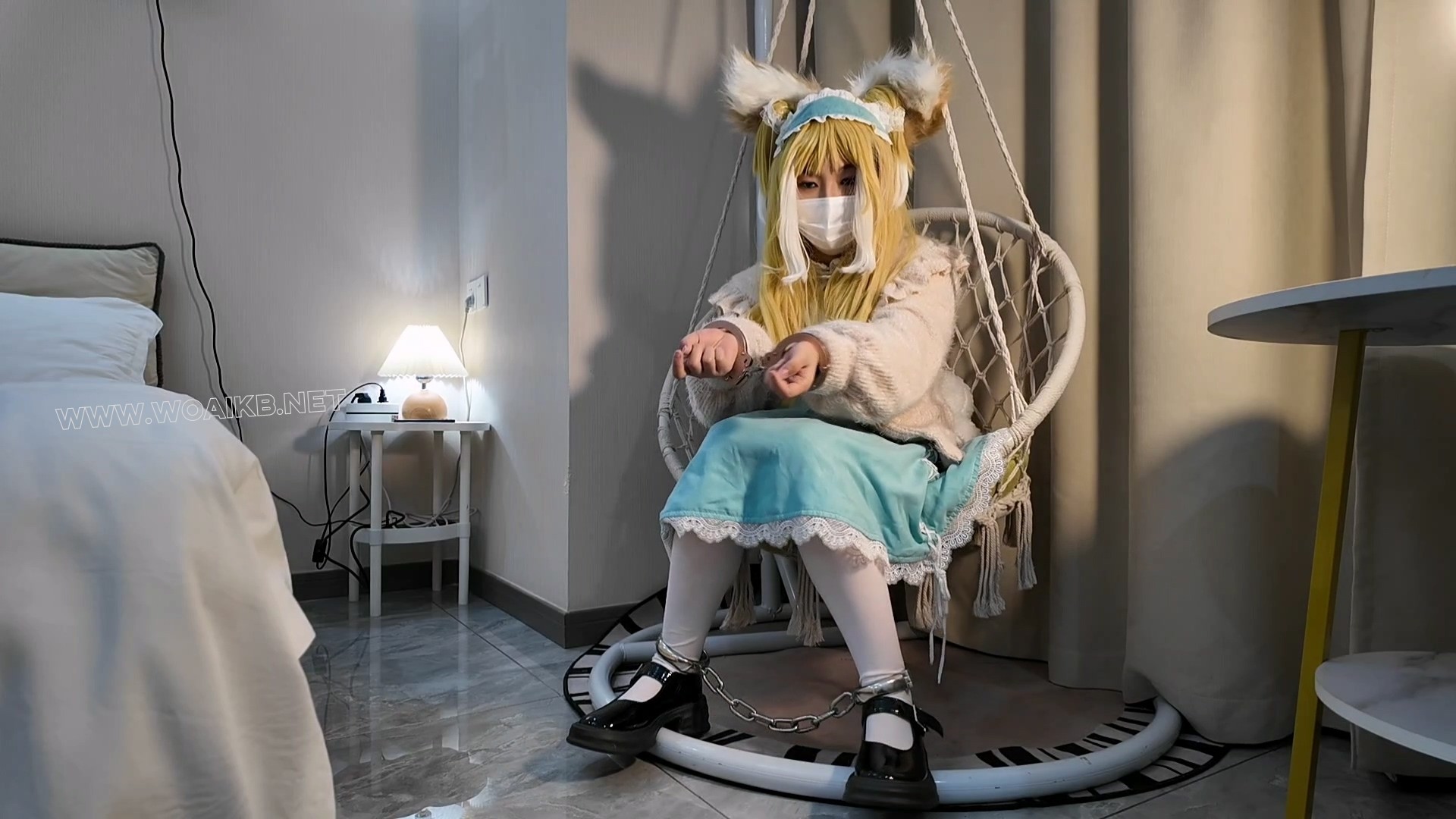 苏苏_明日方舟铃兰驷马镣铐tk大字啵啵贝失控强高，日后缚强制走绳 预览图 3