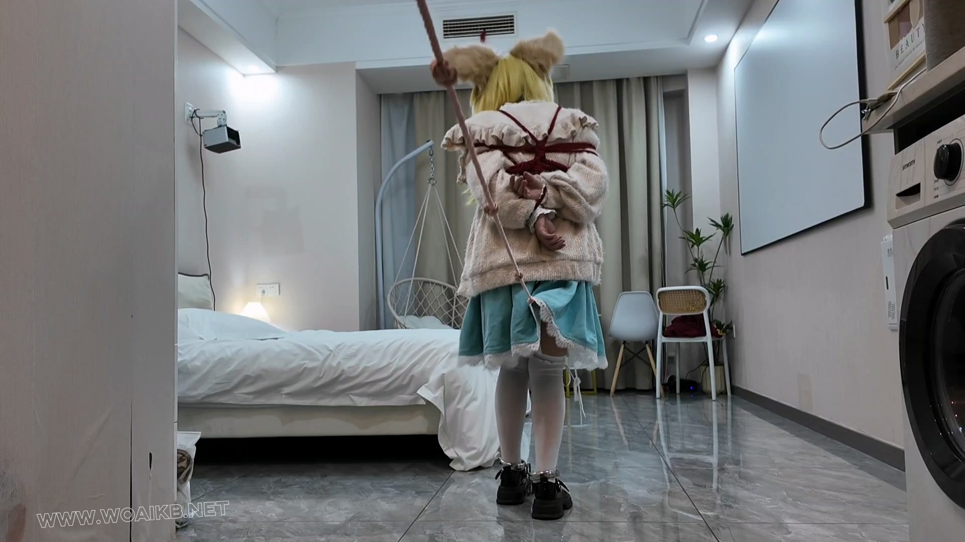 苏苏_明日方舟铃兰驷马镣铐tk大字啵啵贝失控强高，日后缚强制走绳 预览图 11