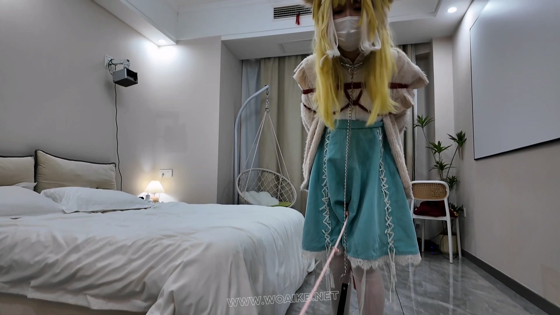 苏苏_明日方舟铃兰驷马镣铐tk大字啵啵贝失控强高，日后缚强制走绳 预览图 12