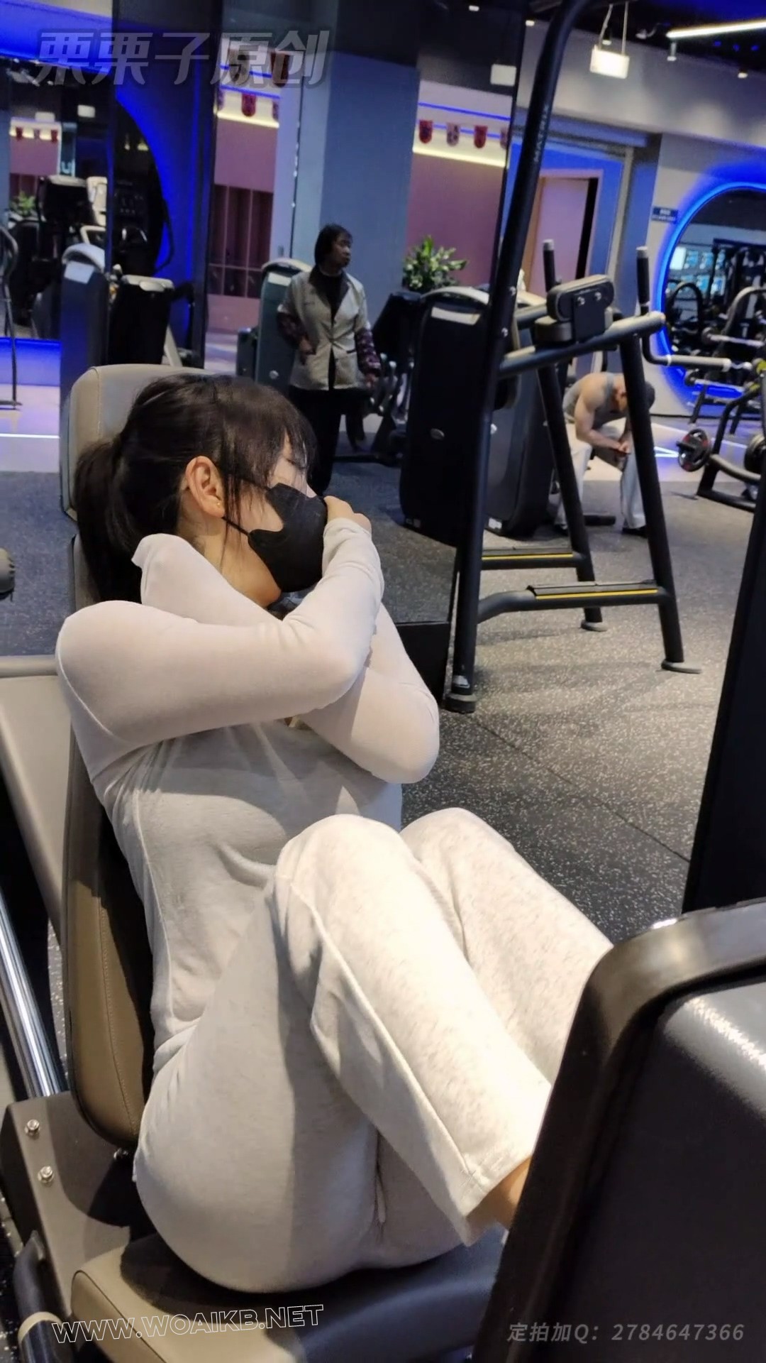 《被强制的妹妹 03》 户外强高、健身房调教、健身房强高、假丁丁、瑜伽裤、反复强高 预览图 8