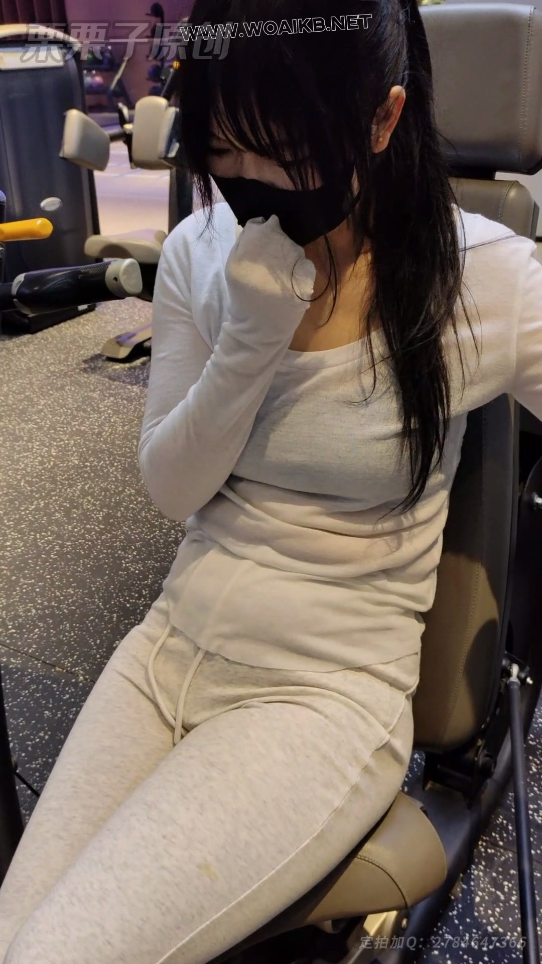 《被强制的妹妹 03》 户外强高、健身房调教、健身房强高、假丁丁、瑜伽裤、反复强高 预览图 17