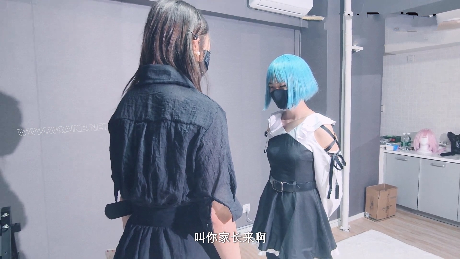 【班主任时汐严厉管教叛逆女学生依依】【女女剧情 强迫管教 精彩对话 单腿吊缚 金...