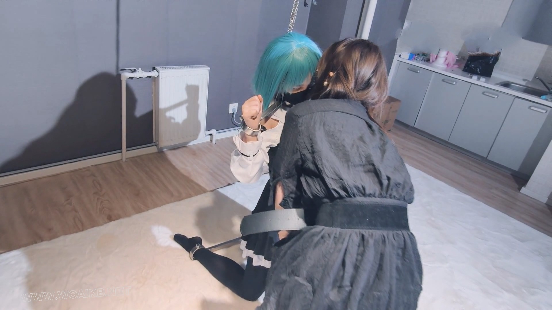 【班主任时汐严厉管教叛逆女学生依依】【女女剧情 强迫管教 精彩对话 单腿吊缚 金... 预览图 19