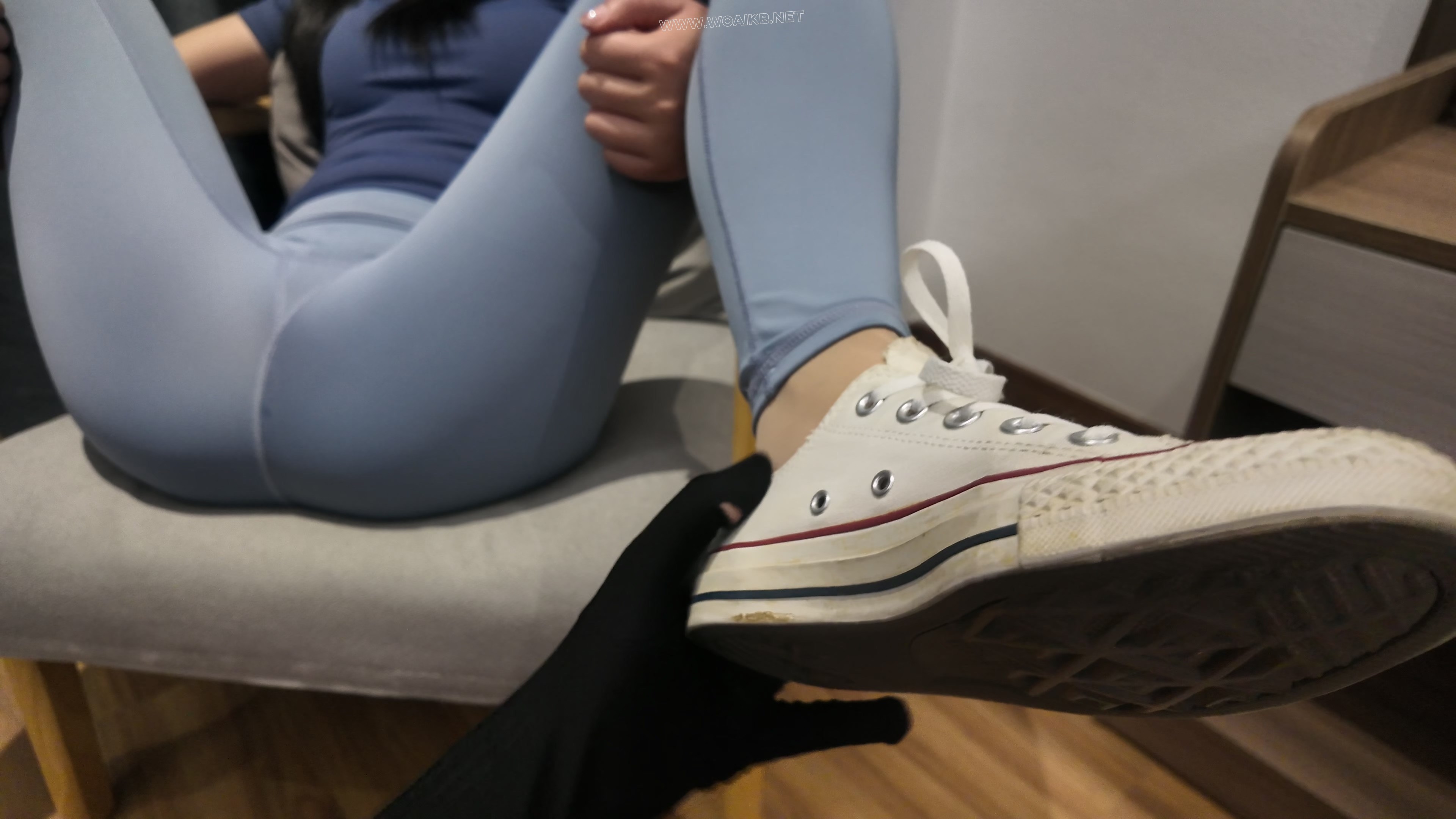 【瑜伽妹妹】瑜伽裤+裤里丝+匡威帆布鞋+SP+PJ无限强高到身体不受控制颤抖+极致GC体... 预览图 11