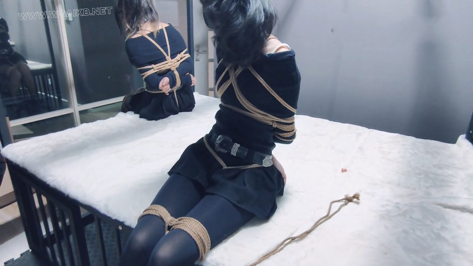 【妙妙X咲希】【女女互救 咲希走绳 震动棒QG 高跟鞋蹦跳 股绳走绳 】 预览图 10