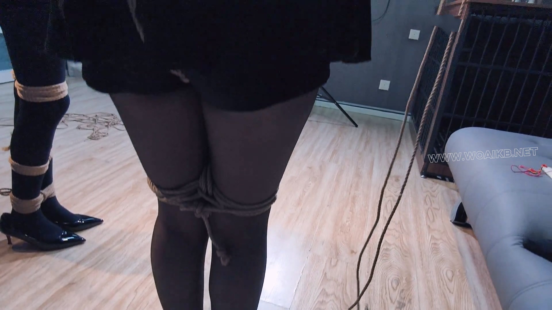 【妙妙X咲希】【女女互救 咲希走绳 震动棒QG 高跟鞋蹦跳 股绳走绳 】 预览图 15