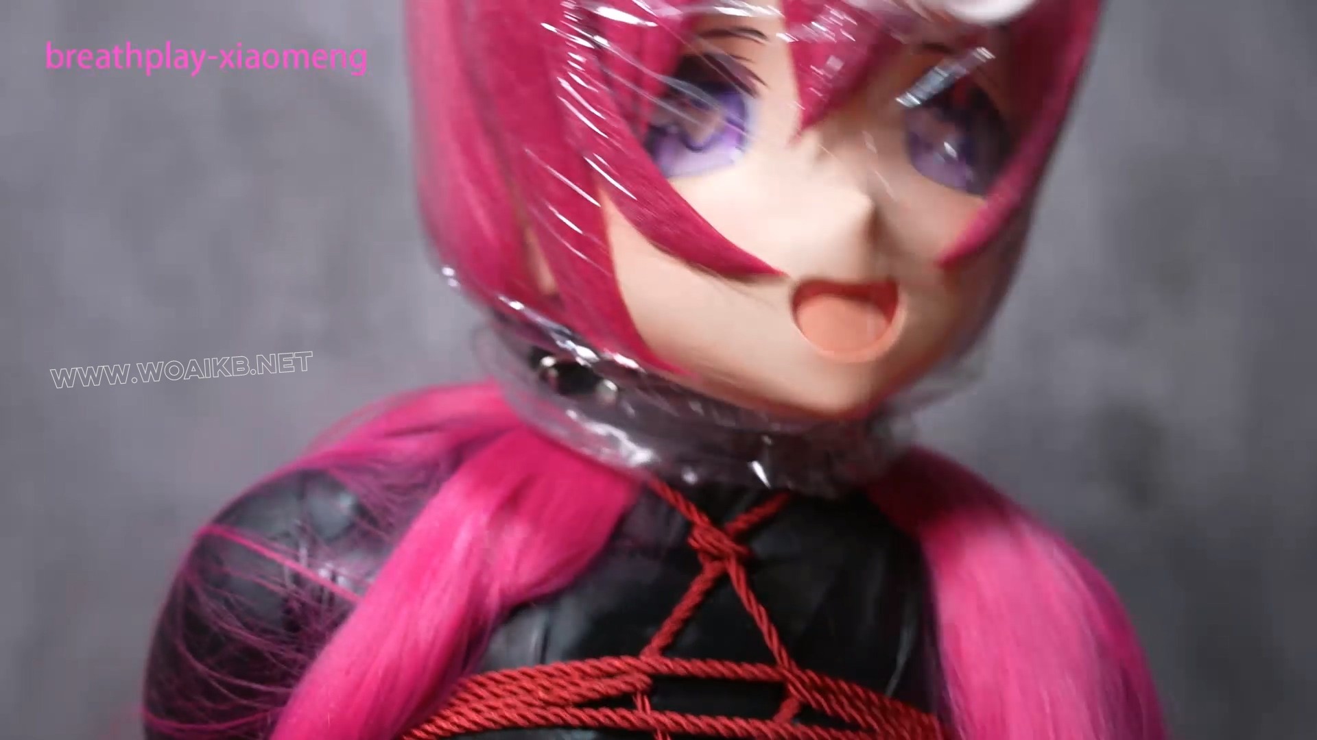 【小萌同学】kig多层窒息极限挣扎，最后无法挣脱崩溃快要哭了，奖励她玩具GC，乳胶... 预览图 15