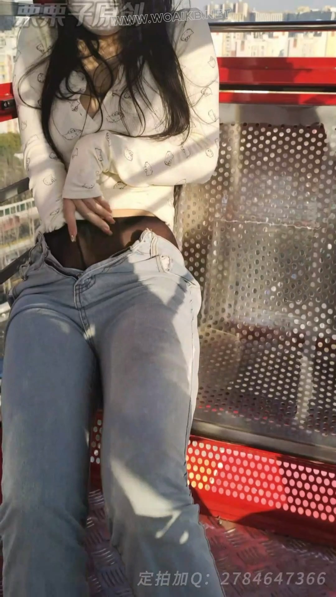 《搔首弄姿的女网红 03》 户外强高、户外调教、摩天轮强高、失禁、游乐园强高、假... 预览图 6