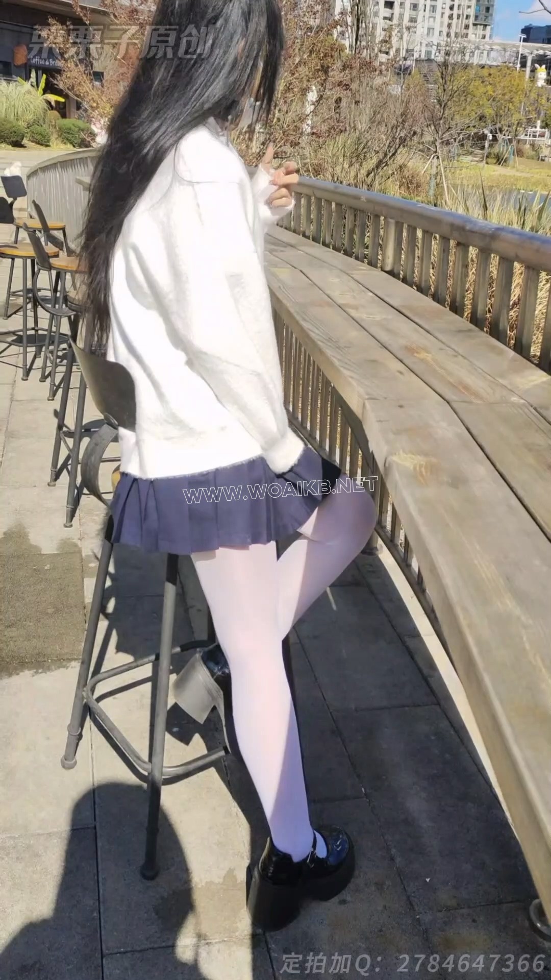 《被强制的妹妹 05》 户外强高、户外调教、公园强高、户外失禁、假丁丁、jk、白丝... 预览图 7