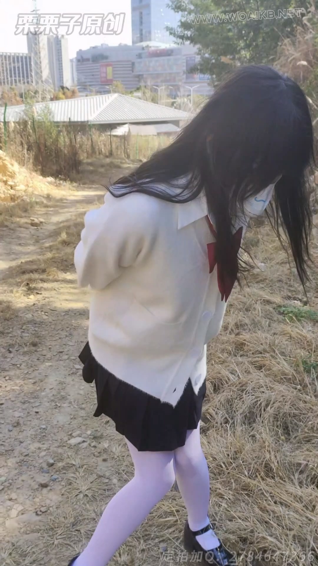 《被强制的妹妹 05》 户外强高、户外调教、公园强高、户外失禁、假丁丁、jk、白丝... 预览图 13