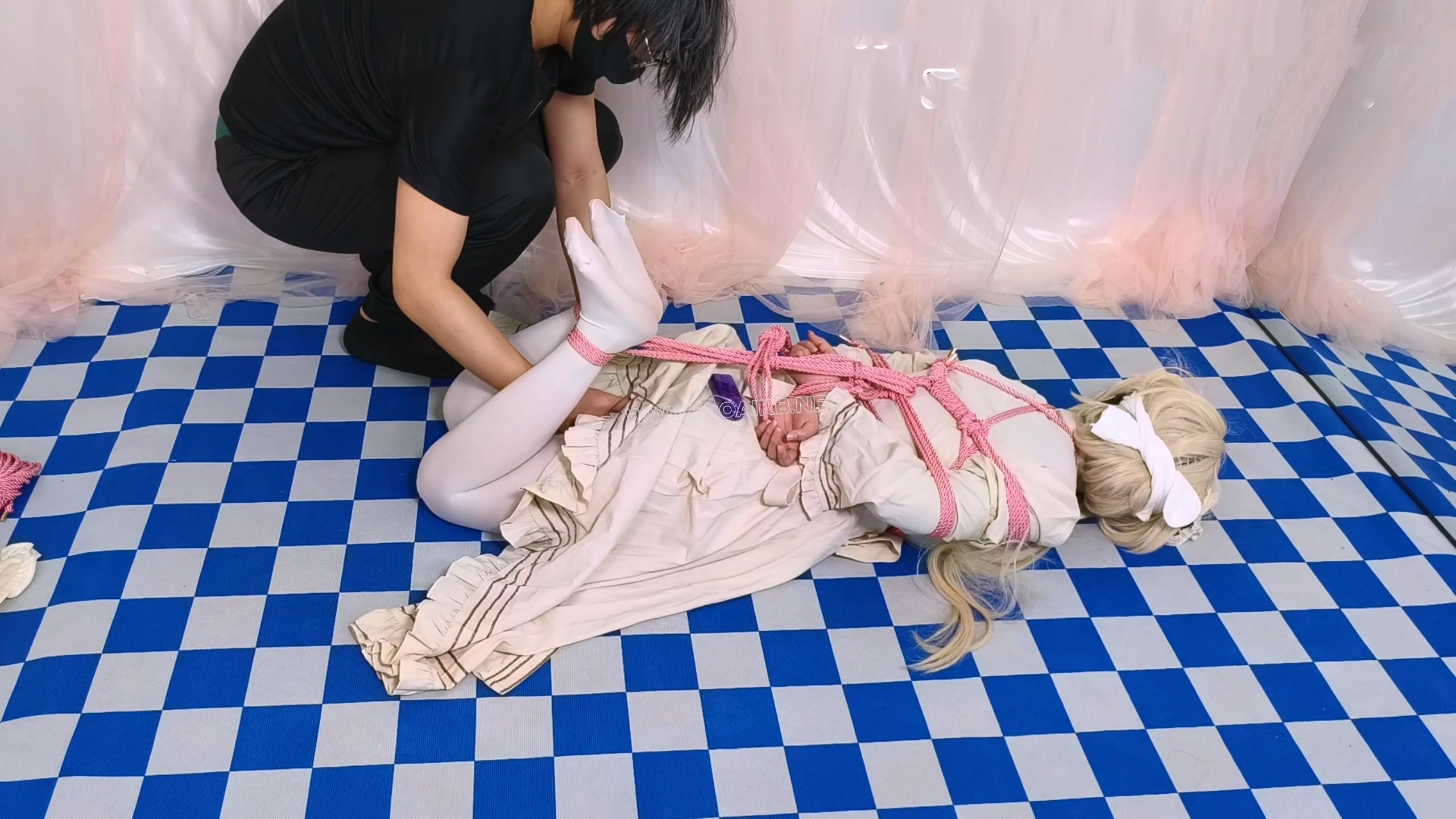 《缘之空-春日野穹cos》超绝反差！！女孩子！渴求被哥哥调教的穹妹，被哥哥捆绑起... 预览图 7
