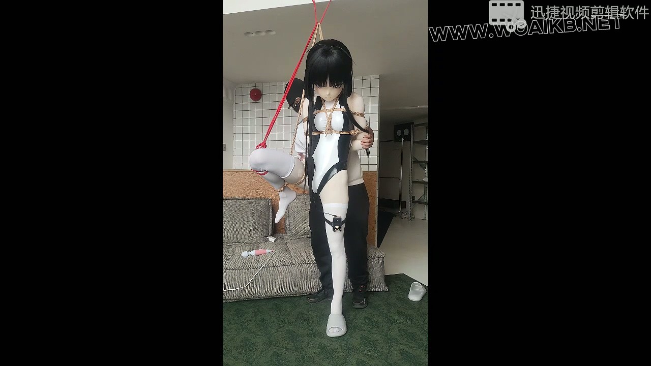 kigurumi战斗少女紧缚体验（全包+黑长直+吊绑+郊狼+sp+棒子+tk+海老缚+日式+强高） 预览图 6