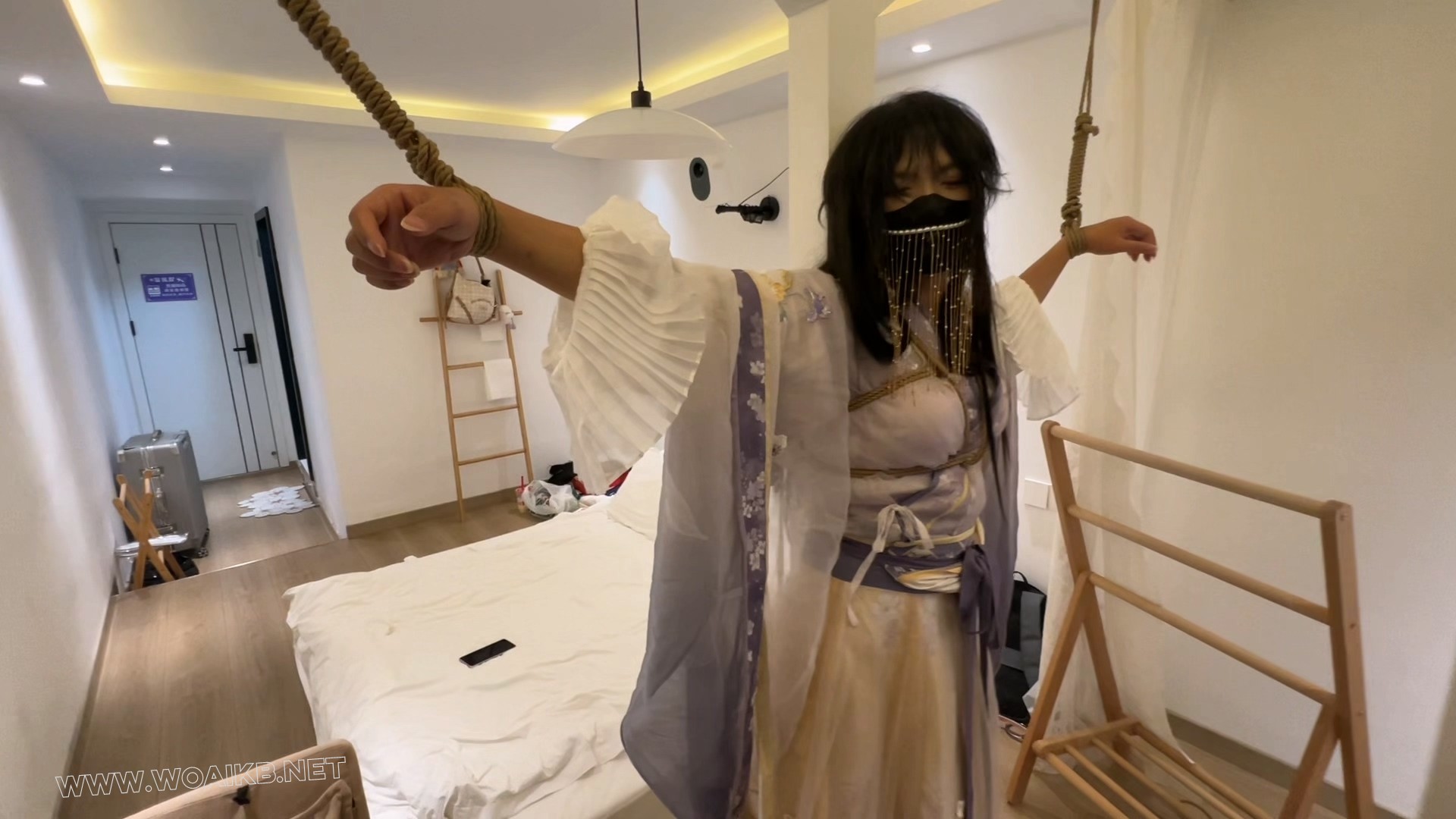 桃花魏晋汉服惨遭客户囚禁捆绑 预览图 17