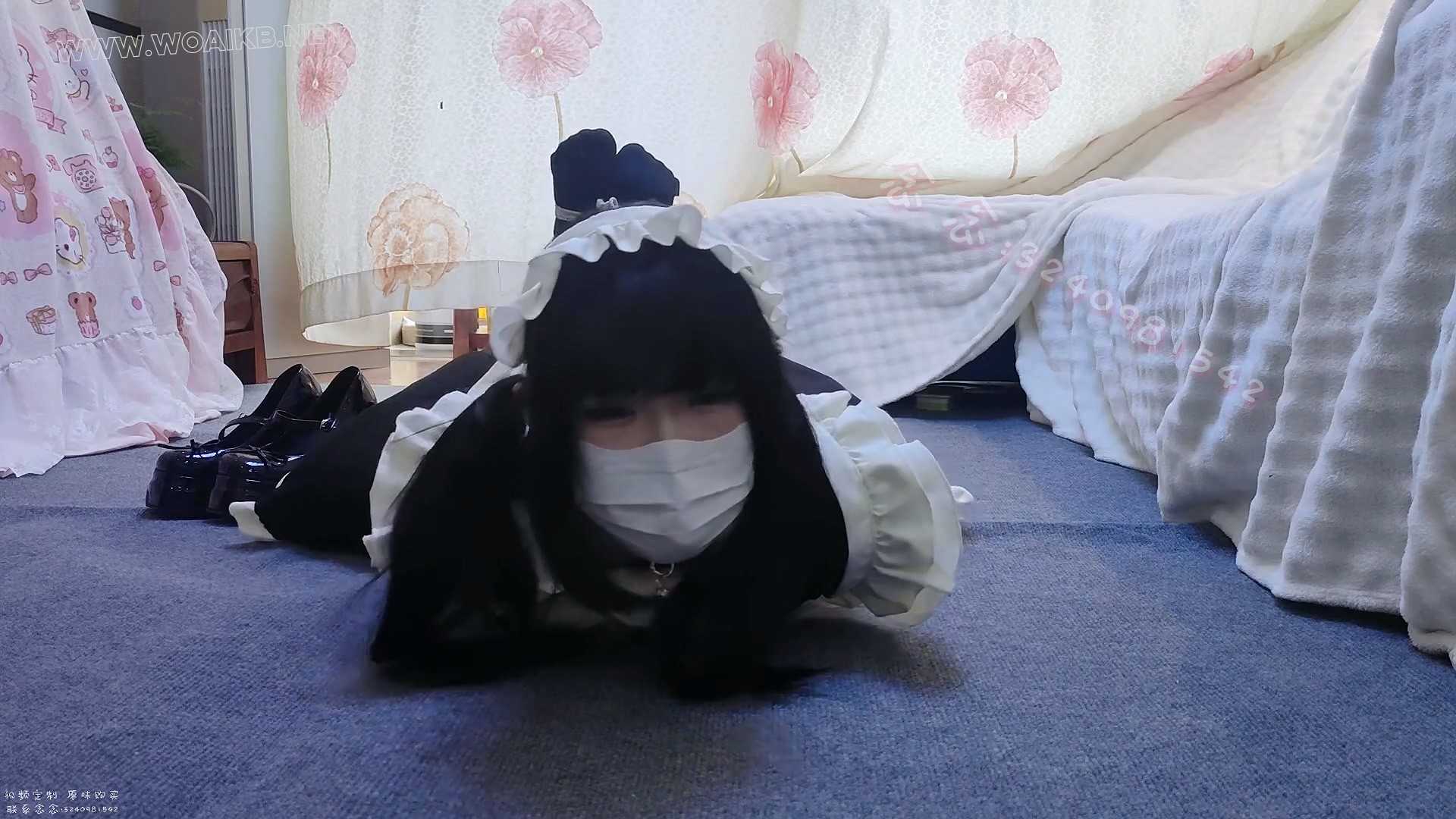 【念念】被惩罚的女仆念念 10厘米高跟鞋并腿缚 逃跑后脱掉鞋子绑成驷马 最后绑成分... 预览图 7