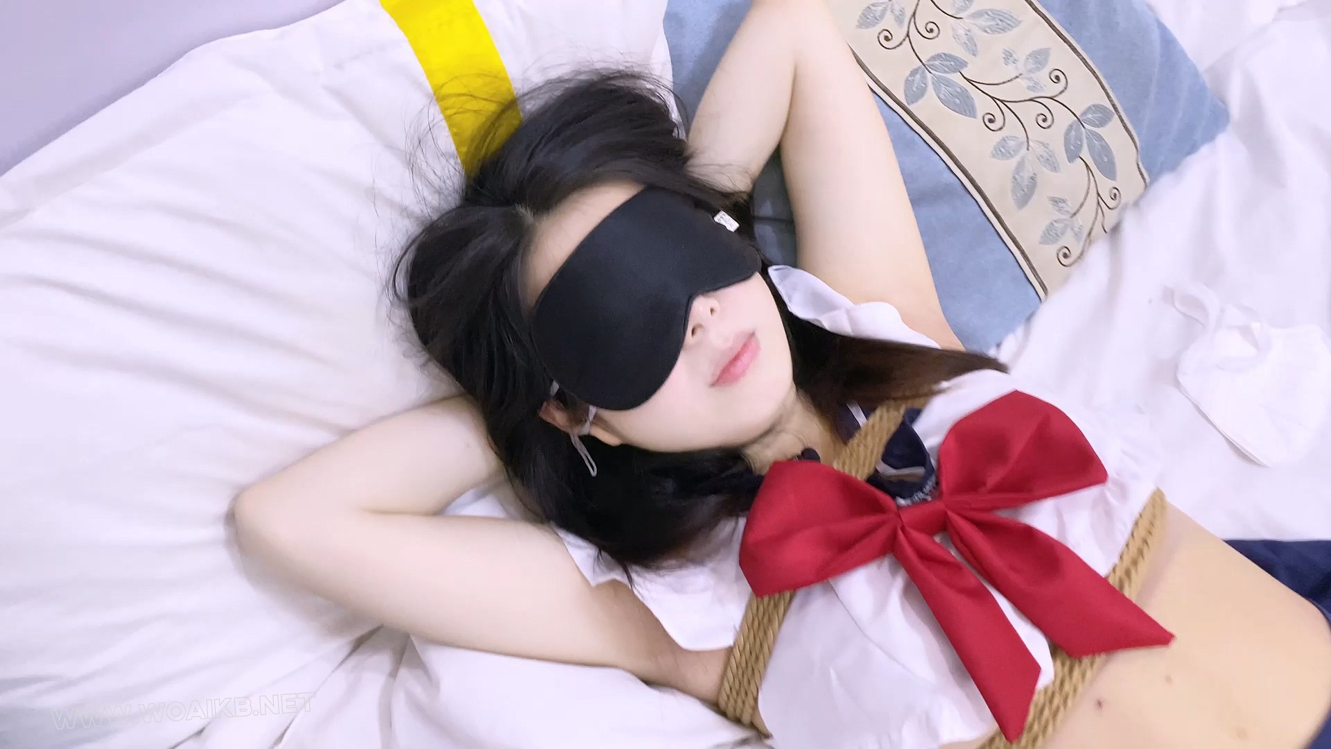 客户定拍-TK篇+水手服JK+被脑后反绑+大字捆+td+挠脚心+挠大腿+挠腰间+挠腋下+舔舐... 预览图 20
