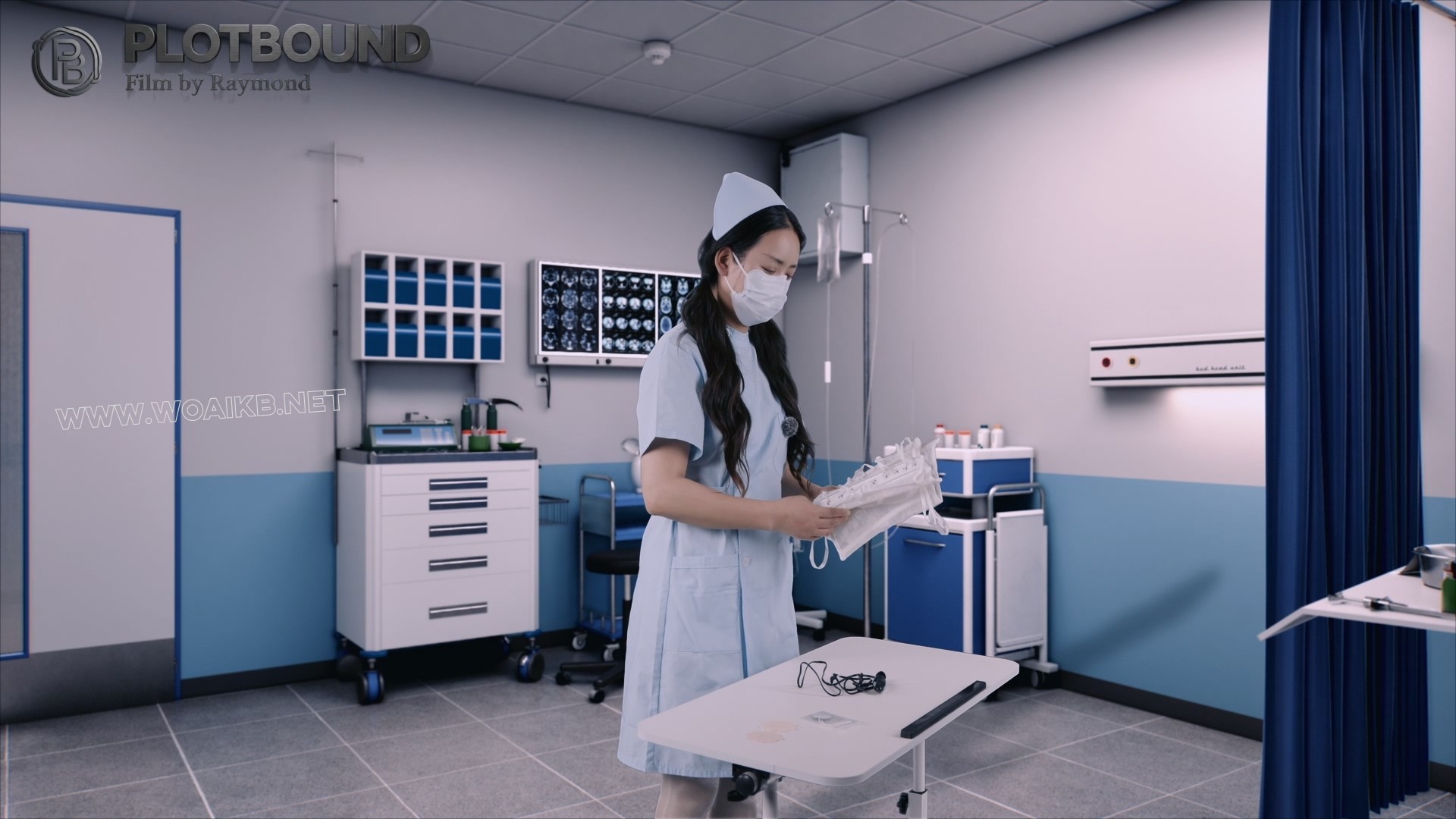 SM医院小优的新岗位（拘束服务onebarprison电击胸贴电击G塞遥控电击五感封闭放置独... 预览图 1