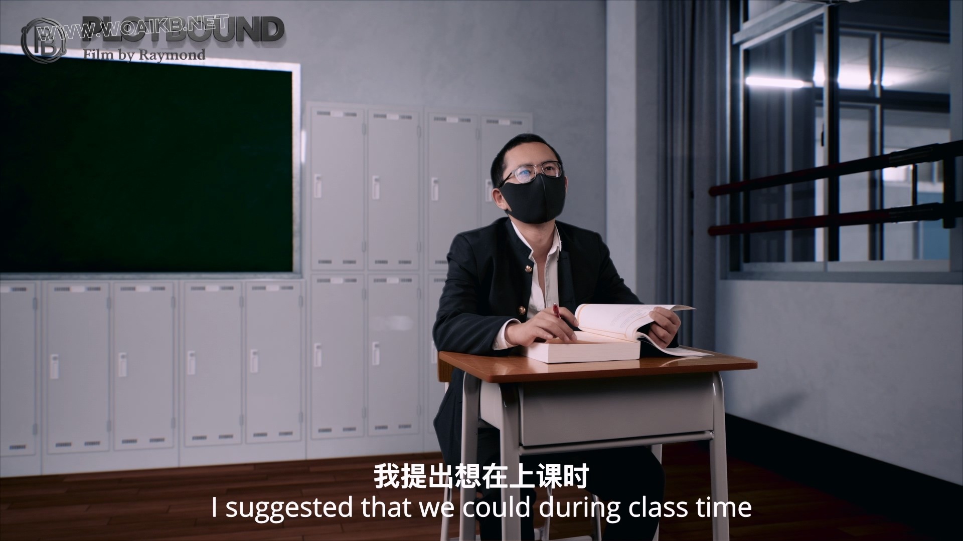 （精品剧情）校花同学和她的老师妈妈6课堂上的调教，男厕里的放置 预览图 2