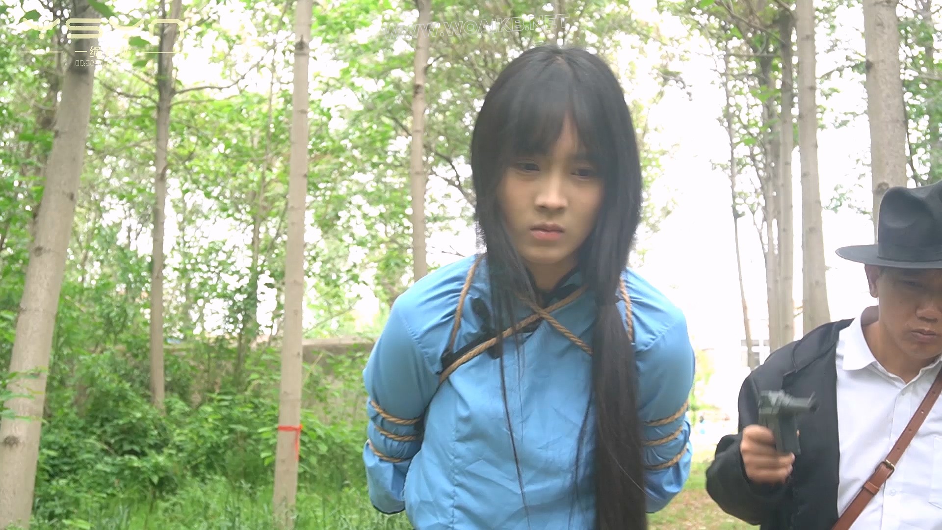 【五四芳魂】牢房里关押着五四装女孩被押进刑房骑木马老虎凳挠打脚心五花大绑刑场枪决 预览图 16