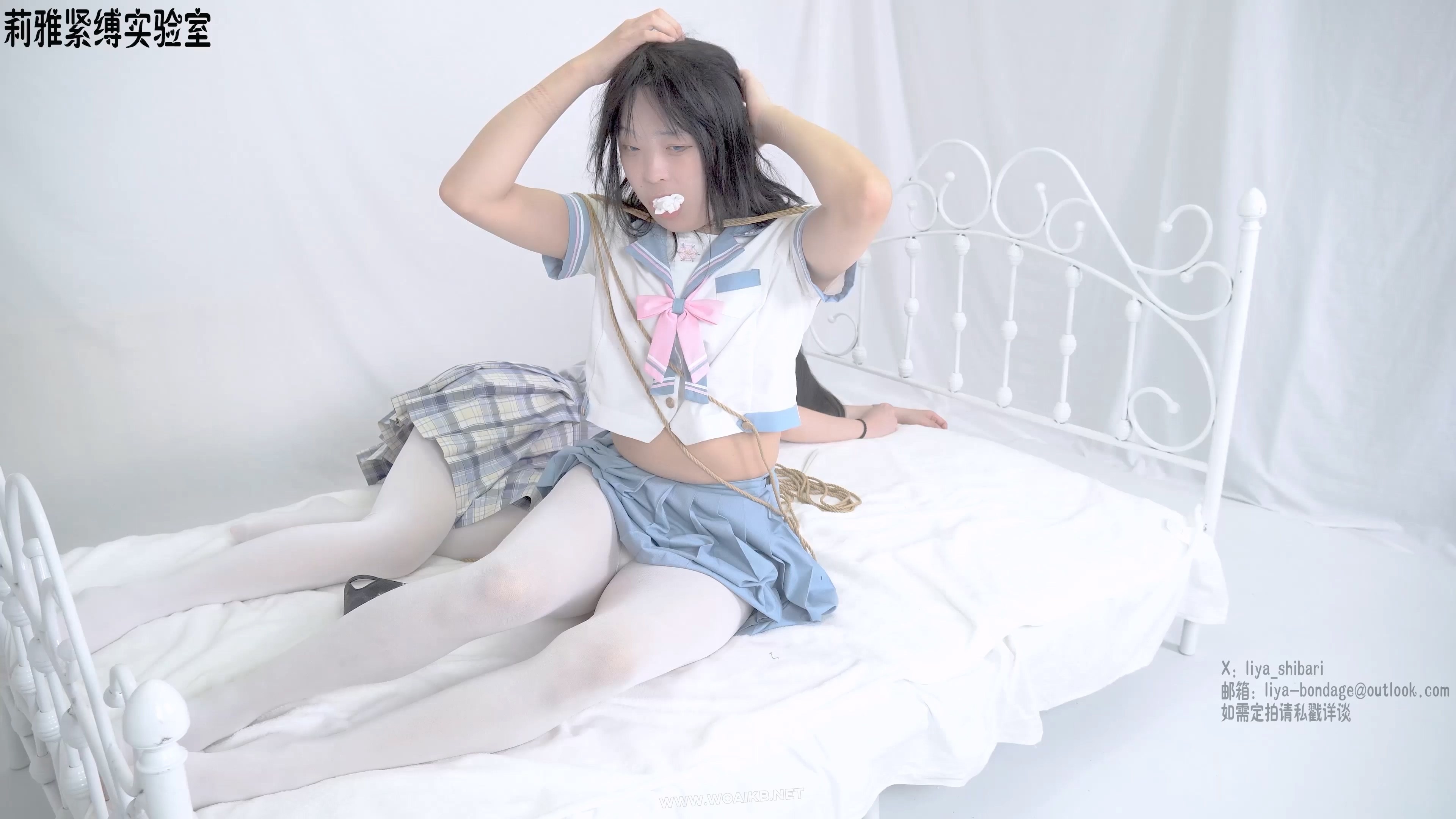闺蜜之间互相TK 微剧情TK白丝紧缚堵嘴蒙眼 预览图 6