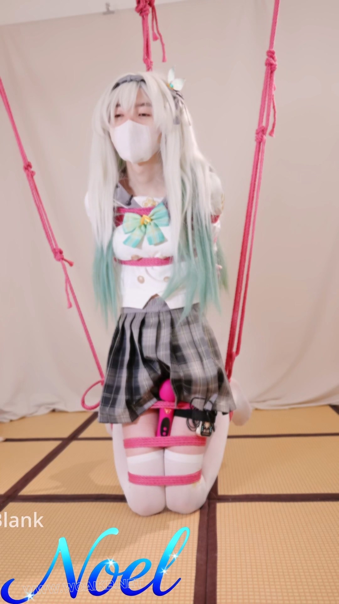 Noel-19 流萤cos《崩坏星穹铁道》-日式紧缚+电击+Tk+挣扎+GC+窒息 封面图