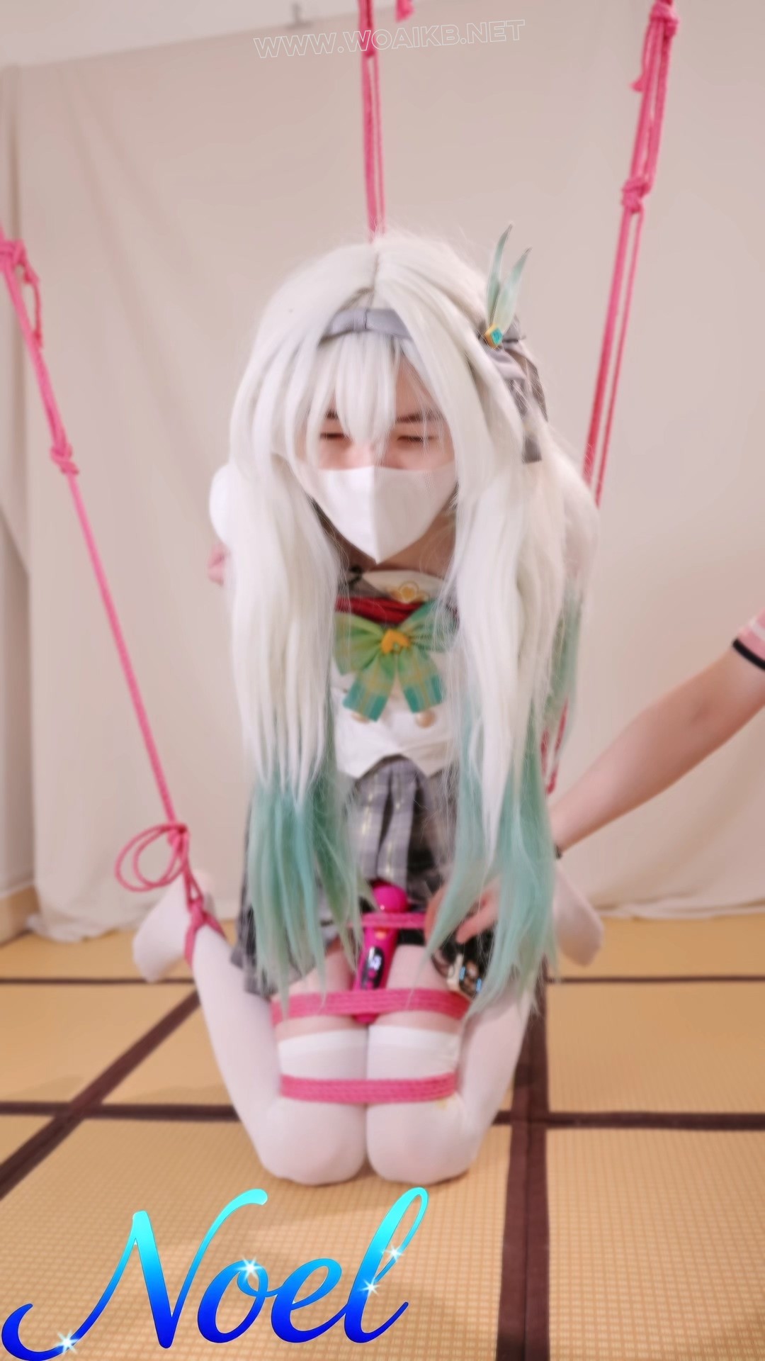 Noel-19 流萤cos《崩坏星穹铁道》-日式紧缚+电击+Tk+挣扎+GC+窒息 预览图